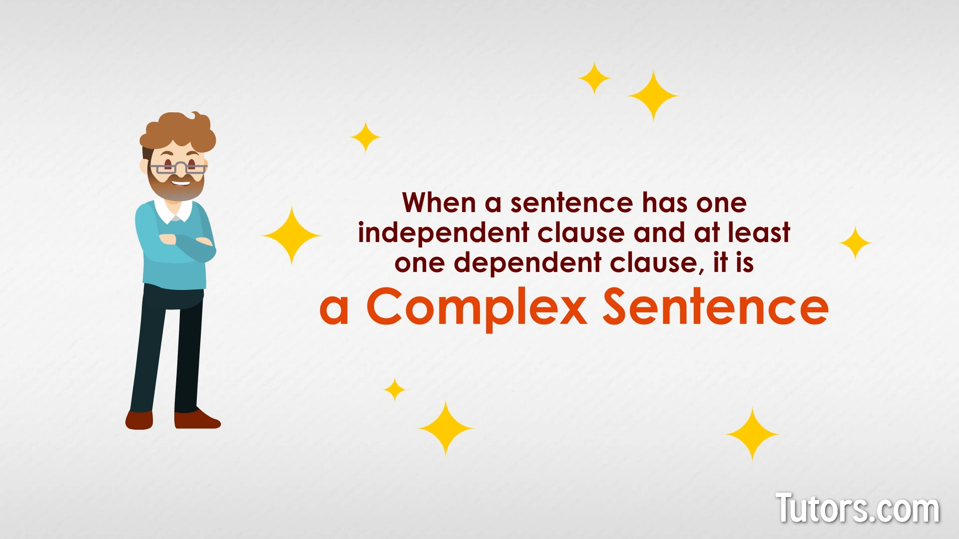 Complex sentence definition Complex sentence definition