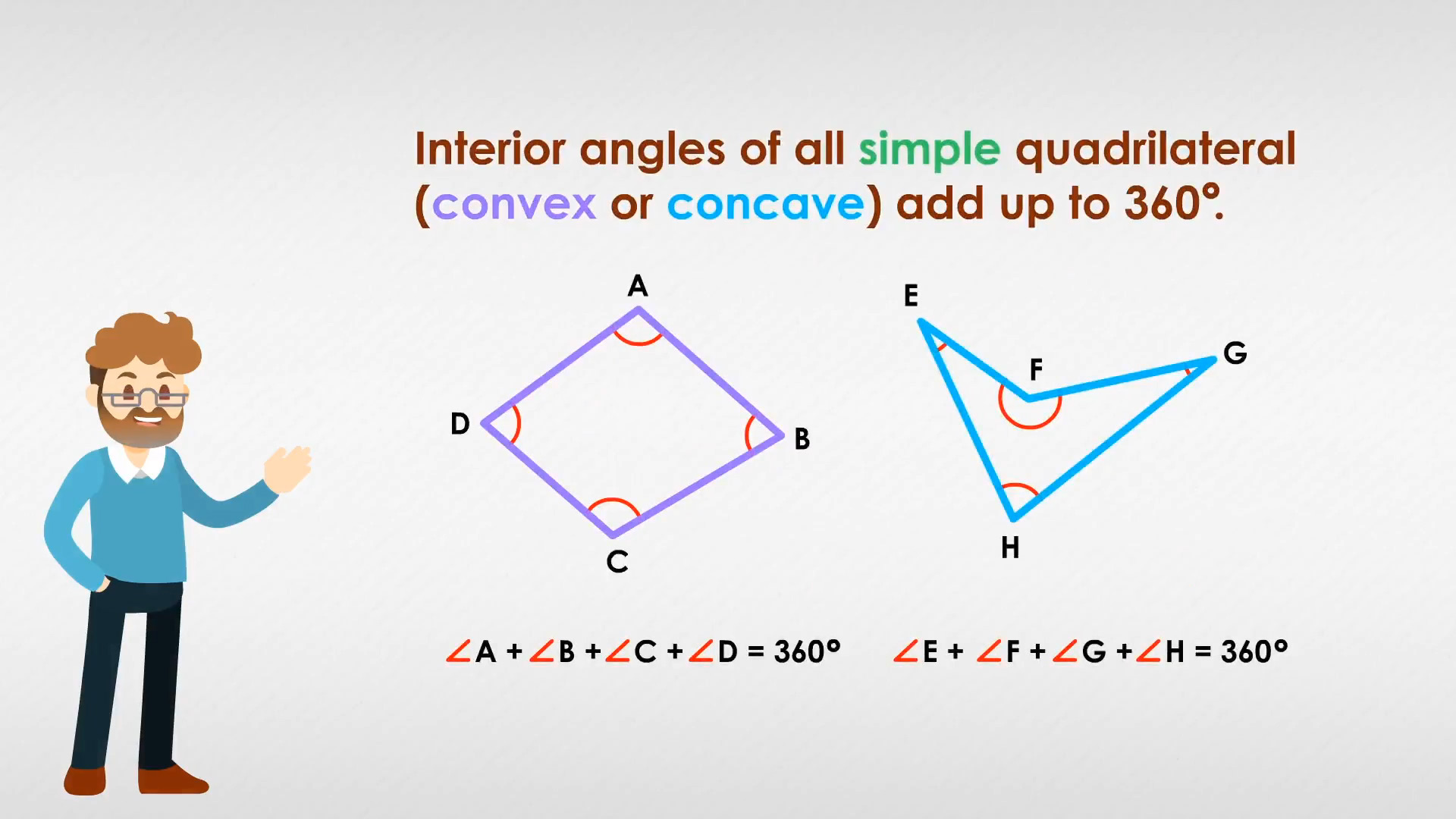 Convex and concave quadrilaterals Convex and concave quadrilaterals