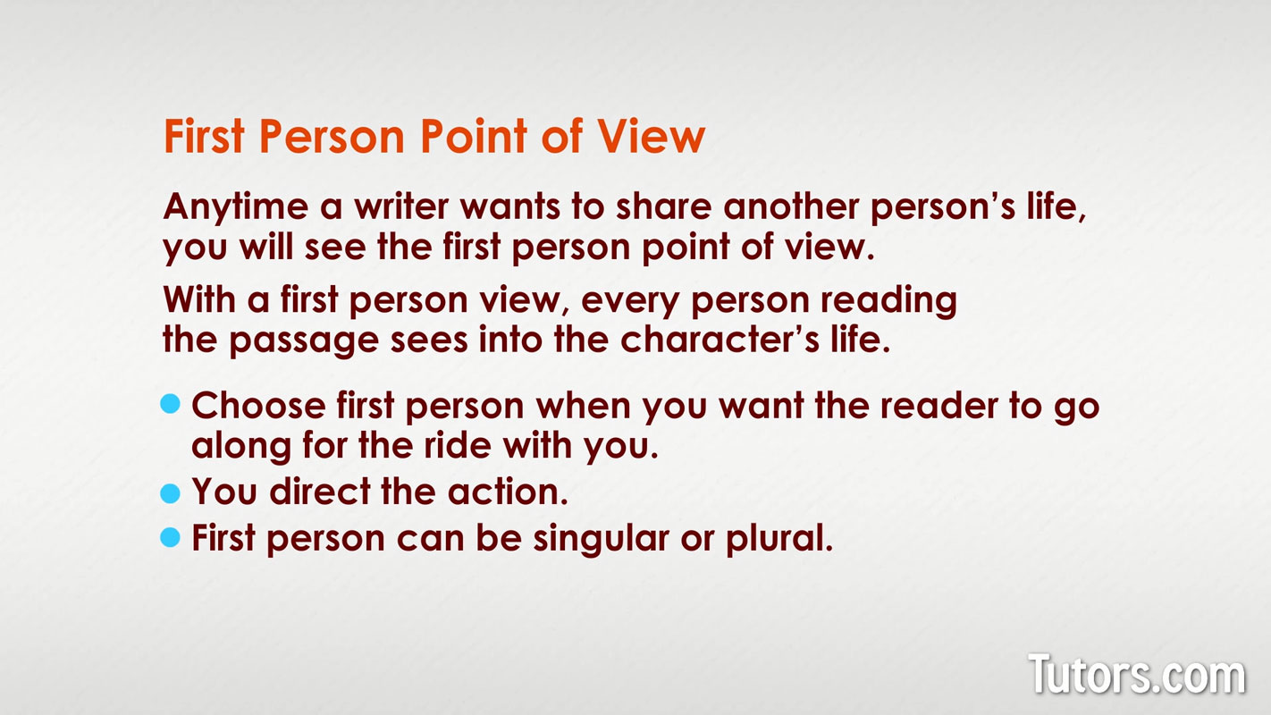 First person pov First person pov