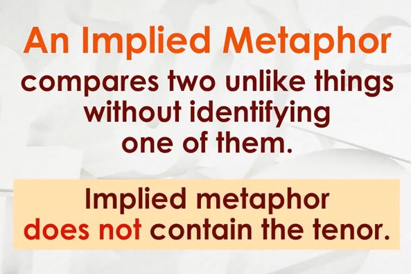 Implied metaphor