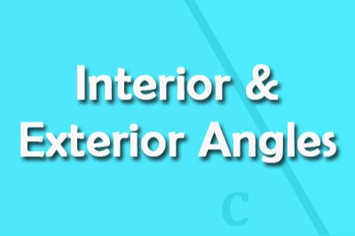 Sum of interior & exterior angles
