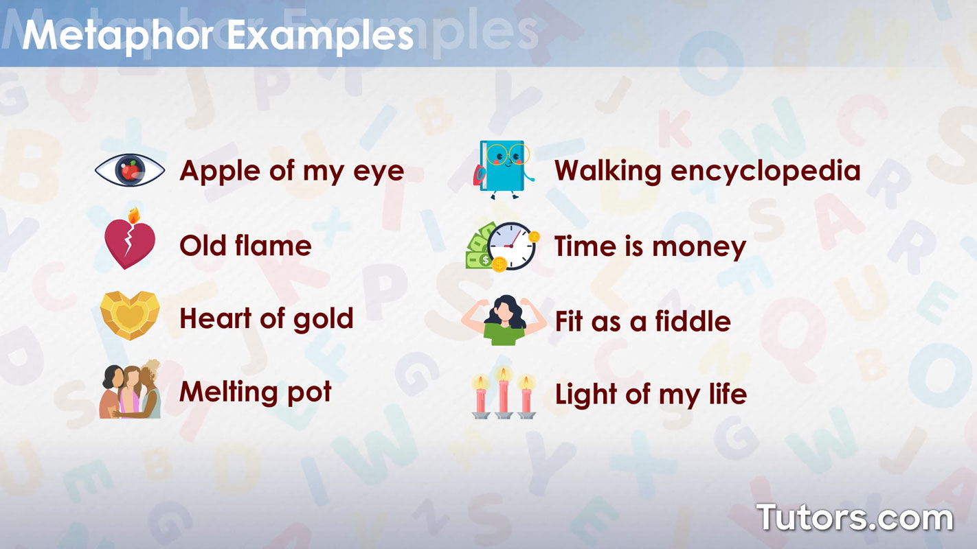 Metaphor examples Metaphor examples