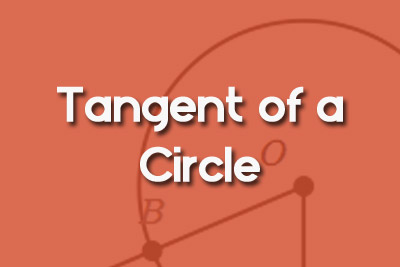 Tangent to a circle